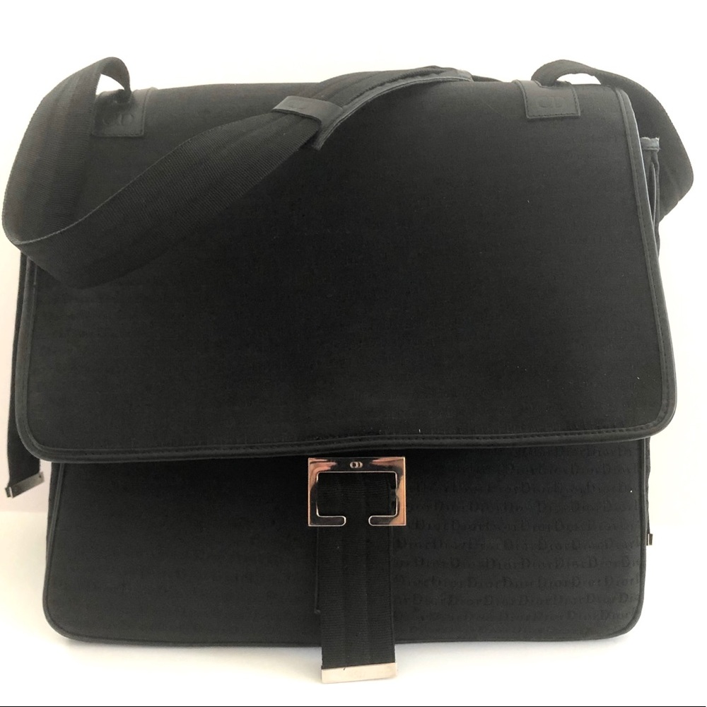 Dior Homme logo messenger bag